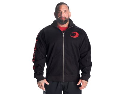 FitnessHouse.cz - pánská robustní sportovní mikina s kapucí Gasp PRO GASP HOOD BLACK/RED, černá, no. 220862-995.1