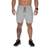 Better Bodies TAPERED SWEATSHORTS LIGHT GREY MENALGE – šortky Better Bodies světle šedé