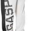 Gasp NO1 MESH PANT WHITE/GREY – tepláky Gasp bílo-šedé