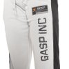Gasp NO1 MESH PANT WHITE/GREY – tepláky Gasp bílo-šedé
