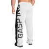 Gasp NO1 MESH PANT WHITE/GREY – tepláky Gasp bílo-šedé