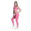 Better Bodies CURVE SCRUNCH BRA HOT PINK MELANGE – sportovní podprsenka Better Bodies růžová