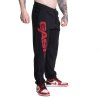 Gasp VINTAGE SWEATPANTS BLACK/RED – tepláky Gasp černo-červené