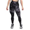 Better Bodies ENTICE SCRUNCH LEGGINGS BLACK TIE DYE – legíny Better Bodies mramorové černé