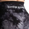 Better Bodies ENTICE SCRUNCH LEGGINGS BLACK TIE DYE – legíny Better Bodies mramorové černé