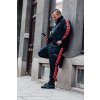 Gasp TRACK SUIT PANTS BLACK/RED – tepláky Gasp černo-červené
