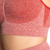 Better Bodies CURVE SCRUNCH BRA CHILI RED MELANGE – sportovní podprsenka Better Bodies červená