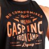 Gasp ORIGINAL CUT OUT TANK BLACK/FLAME – tílko Gasp černo-oranžové