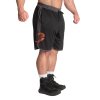 Gasp MESH SHORTS BLACK/GREY – šortky Gasp černo-šedé