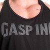 Gasp ESSENTIAL T-BACK BLACK/GREY – tílko Gasp černo-šedé