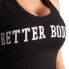 Better Bodies BB CROP T-BACK BLACK/WHITE – tílko Better Bodies černo-bílé