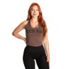 Better Bodies BB CROP T-BACK TIMBER – tílko Better Bodies hnědé