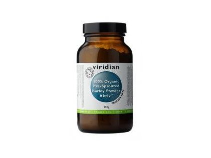 Viridian 100% Organic Activated Barley Powder 100g