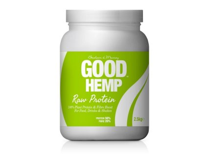 Good Hemp Protein Natural RAW 2,5kg + ŠEJKR ZDARMA