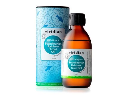 100% Organic Scandinavian Rainbow Trout Oil 200 ml
