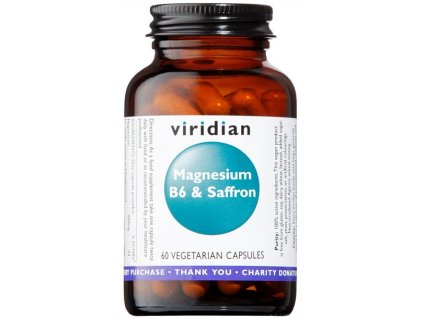 Magnesium B6 & Saffron 60 kapslí (Hořčík, vitamín B6 a šafrán)