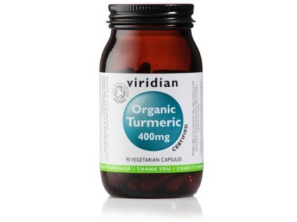Organic Turmeric 400mg 90 kapslí