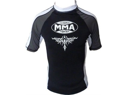 mma triko rashguard bílé ps