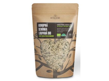 konopná semínka loupaná bio 250g