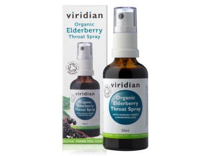 Elderberry Throat Spray 50ml Organic