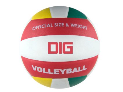 Spokey DIG II Volejbalový míč bílo-červený vel.5