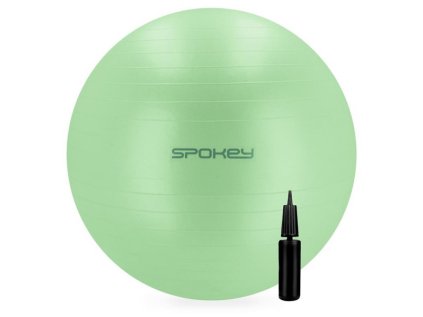 Spokey FITBALL III - Gymnastický míč 55 cm včetně pumpičky modrý
