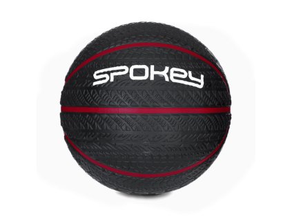 Spokey MAGIC Basketbalový míč černý s červenou vel.7