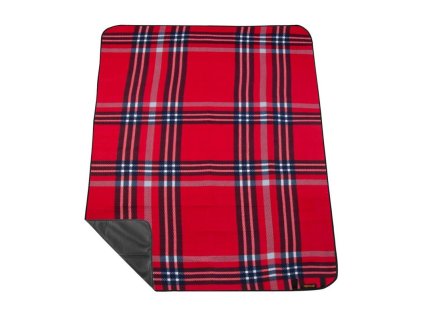 Spokey PICNIC HIGHLAND Pikniková deka s popruhem 130 x 150 cm