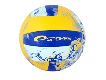 Volejbalový míč Spokey EOS - žlutý, velikost 5, ručně šitý