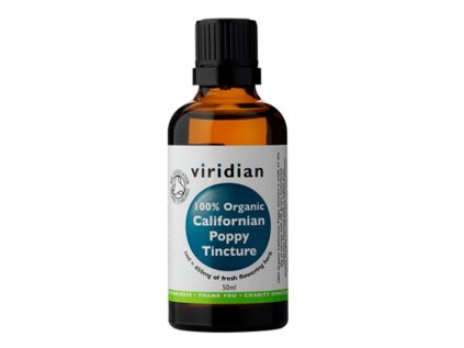 Californian Poppy Tincture 50ml Organic (Sluncovka kalifornská BIO)