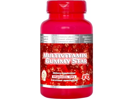 MULTIVITAMIN GUMMY STAR 60 kapslí