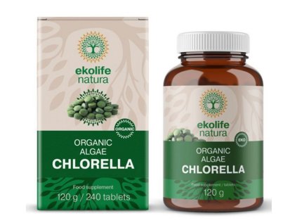 Algae Chlorella Organic 240 tablet (Bio řasa chlorella)