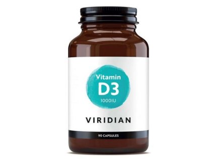 viridian vitamin d3 1000iu 90 kapslí