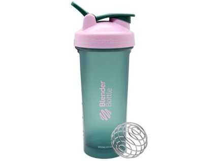 šejkr blender bottle zeleno růžový