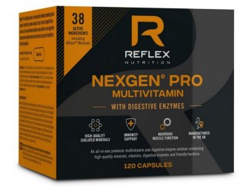reflex nexgen pro multivitamin 120 kapslí