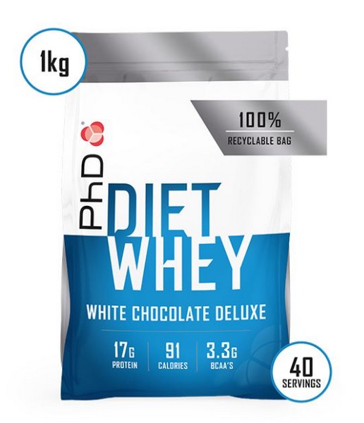 PhD Nutrition Diet Whey 1kg Příchuť: Banán
