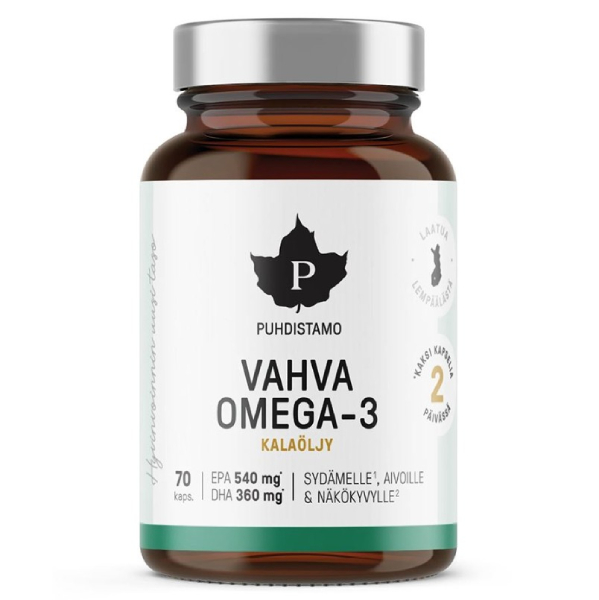 Puhdistamo Strong Omega 3 70 kapslí