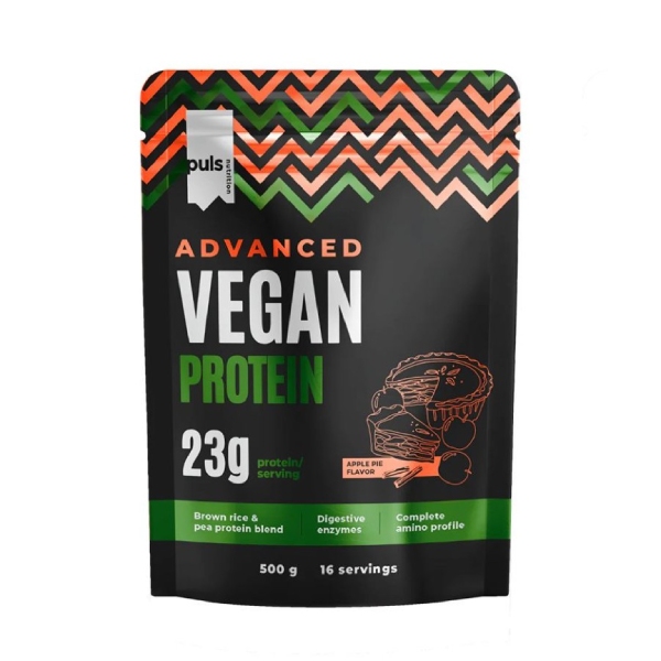 PULS nutrition Vegan Protein 500g Příchuť: Čokoláda + oříšek