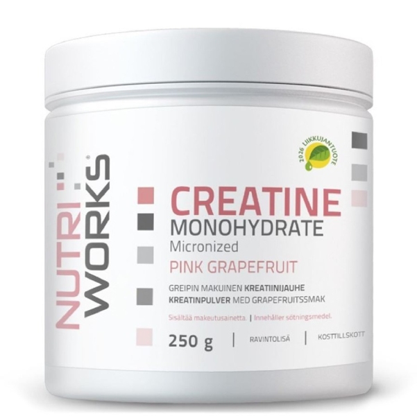 NutriWorks Creatine Monohydrate 250g Příchuť: Pomeranč