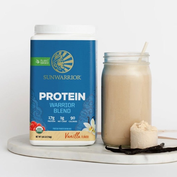 Sunwarrior Protein Blend + Greens BIO 750g Příchuť: Čokoláda