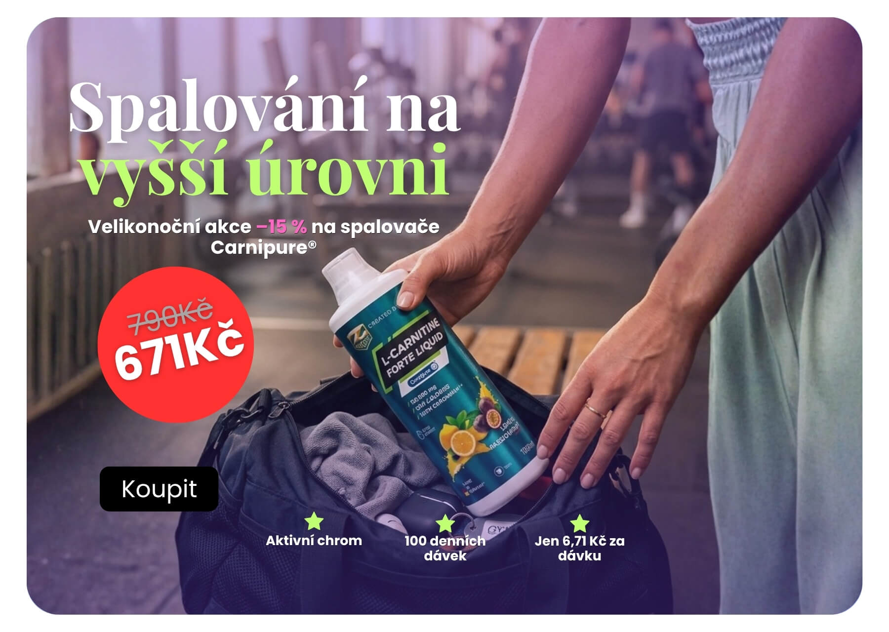 L-carnitine Forte liquid 1L Carnipure