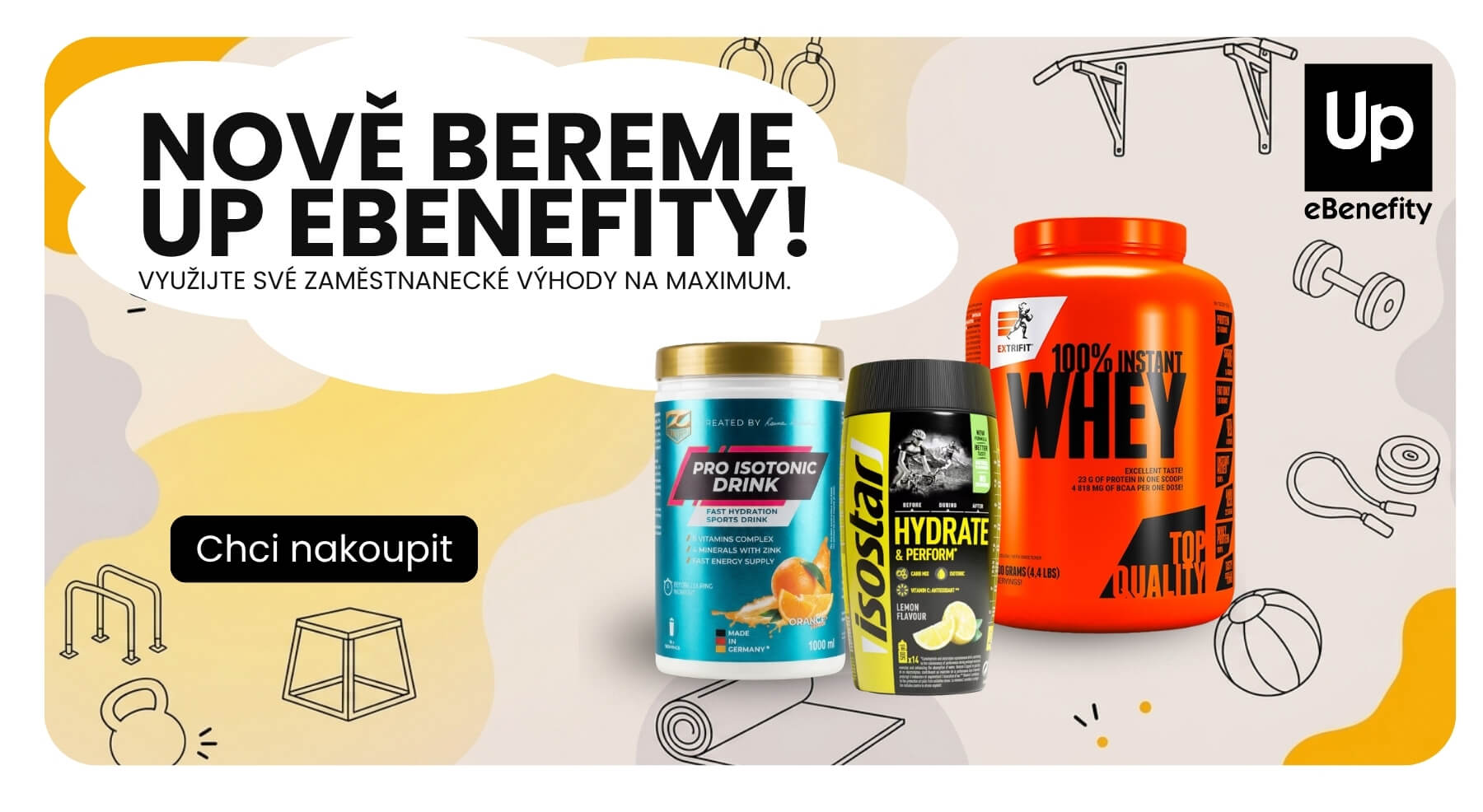 Nově příjmáme platbu ebenefity