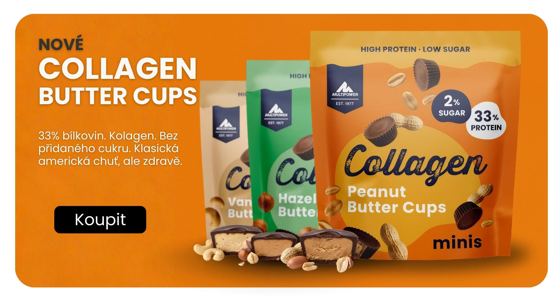 Collagen Peanut Butter Cups 70g