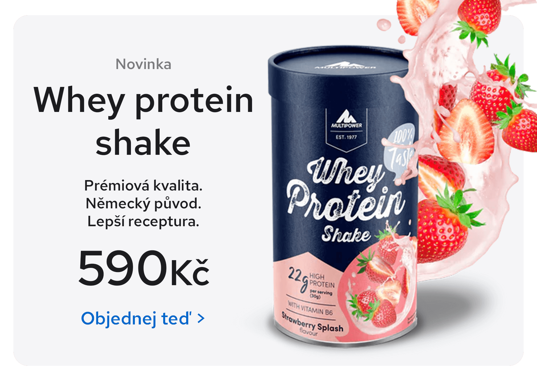 Whey protein  multipower novinka