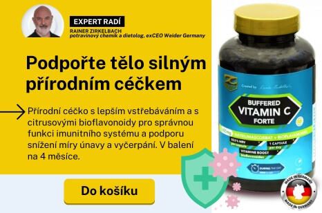 Přírodní Vitamin C Forte s bioflavonoidy 600 mg 120 kapslí