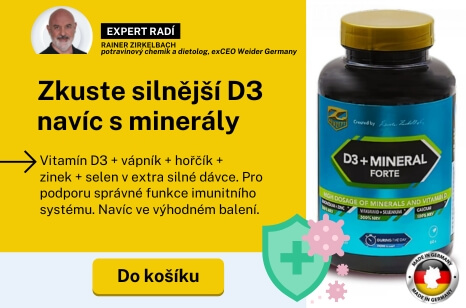 Vitamin D3 + Mineral Forte 60 kapslí