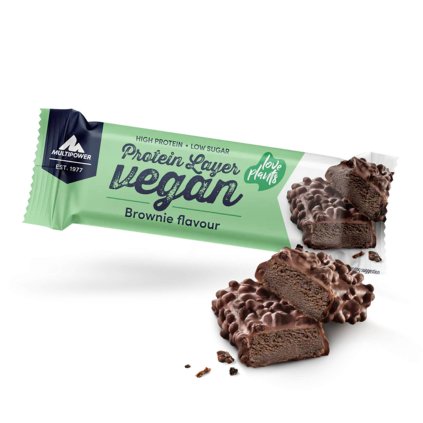 Multipower vegan protein layer cokoladove brownie fitnessshop cz praha