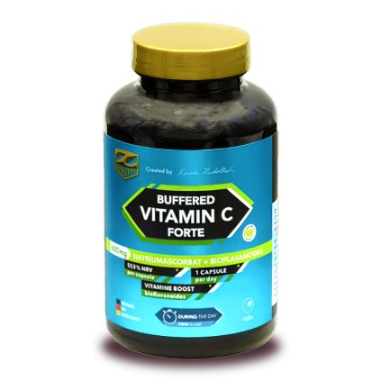 Z KONZEPT Buffered VITAMIN C FORTE + bioflavonoide 120 kapslí