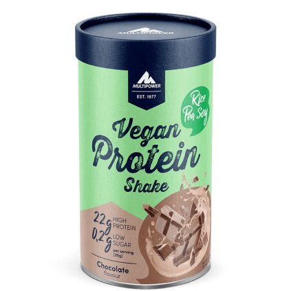 Multipower Vegan Protein shake rostlinný protein 420 g fitnessshop cz praha 4 čokoláda