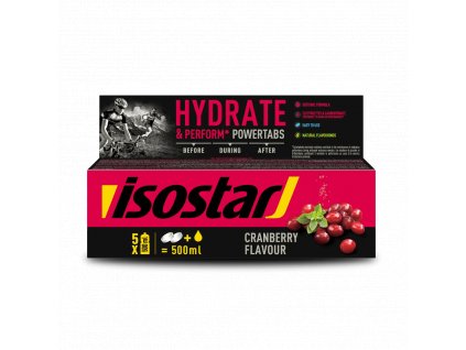 Isostar Power Tabs iontový nápoj v tabletách brusinka 120 g